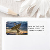 夕暮れ時の非常に大きなアレイ ラベル (インサイチュ)