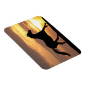 夕暮れ時の馬 マグネット (右側)