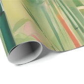 夕暮れ時の鬱蒼とした竹林 ラッピングペーパー (ロールコーナー)