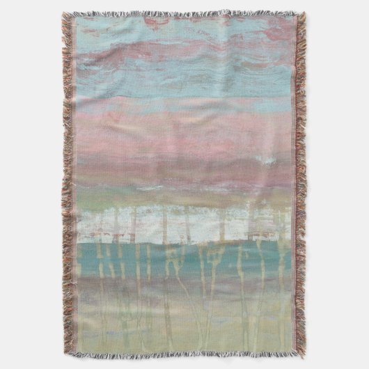 夕暮れ水平線 スローブランケット (正面縦)