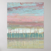 夕暮れ水平線 ポスター (正面)
