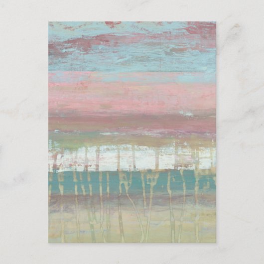 夕暮れ水平線 ポストカード (正面)