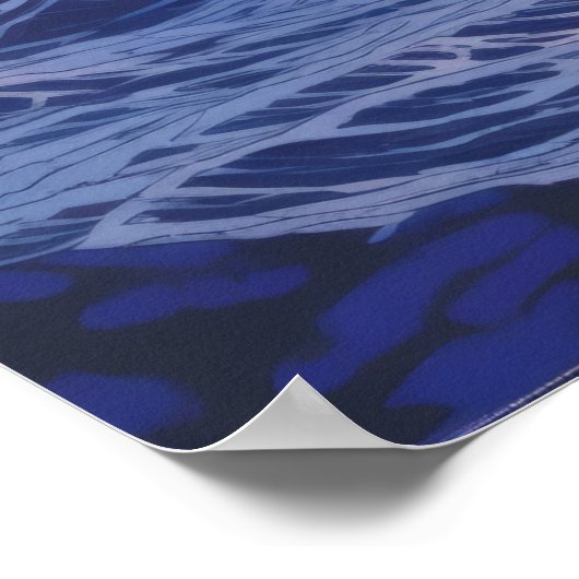 夕暮れ波 ポスター (角)