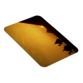 夕暮れ素晴らしのエジプトのギザのピラミッド マグネット (右側)