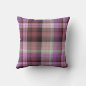 夕暮れ花紫とピンクのプライド クッション (裏面)