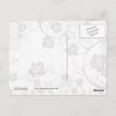 夕暮れ葉書 ポストカード (裏面)