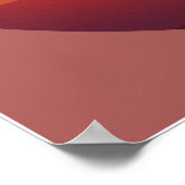 夕暮れ飛んでいるの熱帯島の龍 ポスター (角)