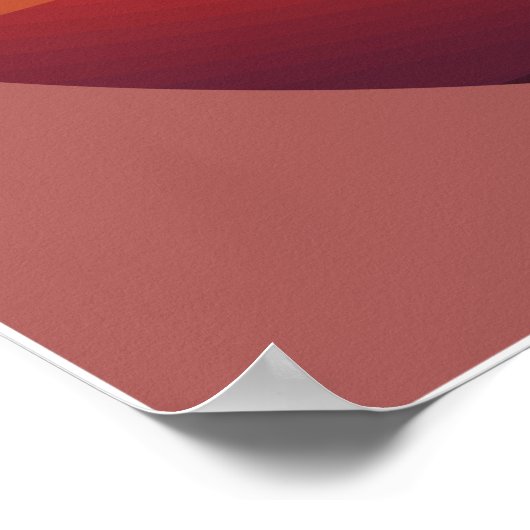 夕暮れ飛んでいるの熱帯島の龍 ポスター (角)