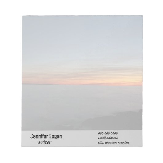 夕暮れ、オンタリオ州キングストン、夕暮れ ノートパッド (正面)