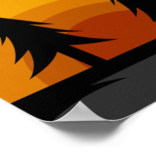 夕暮れ ポスター (角)