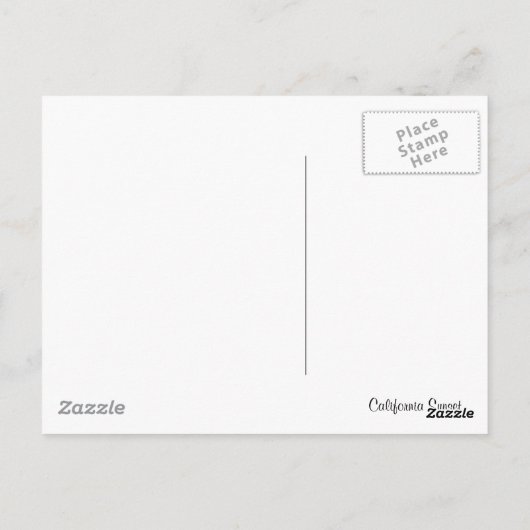 夕暮れ ポストカード (裏面)