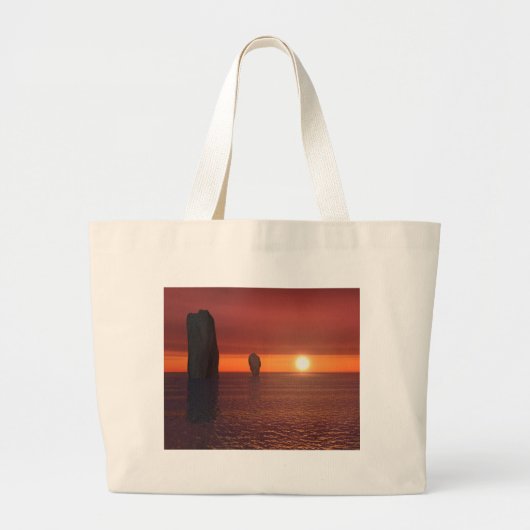 夕暮れ ラージトートバッグ (正面)