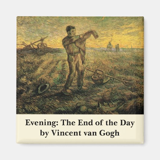 『夕暮れ - 一日の終わり』(せきれい - いちのにちのおわり、英:Evening - End of マグネット (正面)