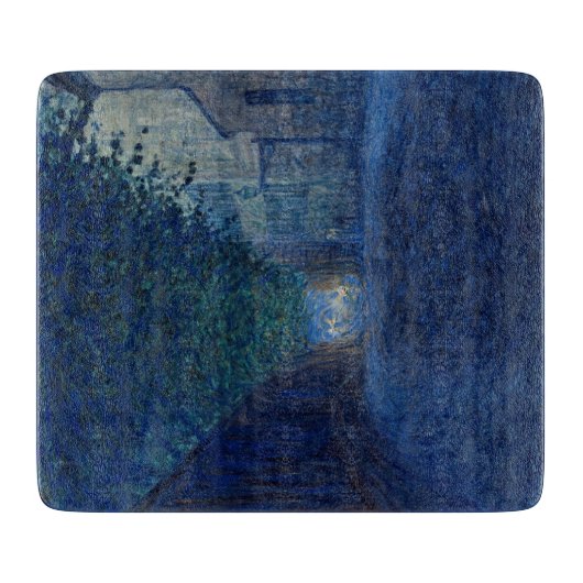 夕暮れ（夜景）(夕べシーン) カッティングボード (正面)