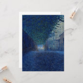 夕暮れ（夜景）(夕べシーン) カード (正面/裏面インサイチュ)