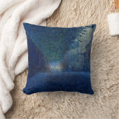 夕暮れ（夜景）(夕べシーン) クッション (ブランケット)