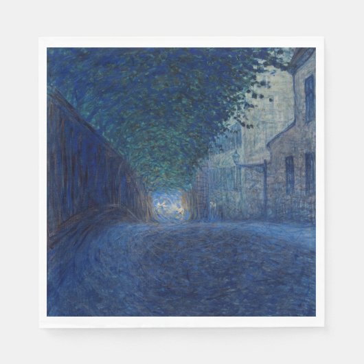 夕暮れ（夜景）(夕べシーン) スタンダードランチョンナプキン (正面)