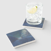 夕暮れ（夜景）(夕べシーン) ストーンコースター (横)