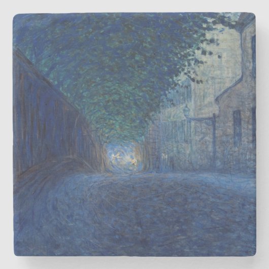 夕暮れ（夜景）(夕べシーン) ストーンコースター (正面)