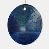 夕暮れ（夜景）(夕べシーン) セラミックオーナメント (左)