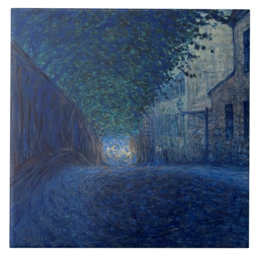 夕暮れ（夜景）(夕べシーン) タイル (正面)