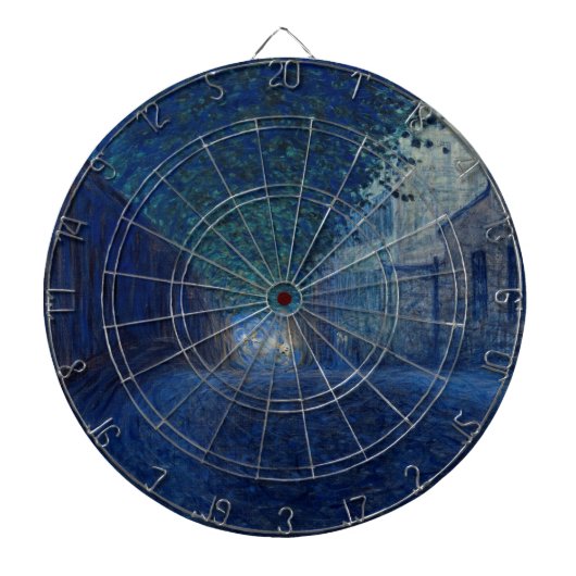 夕暮れ（夜景）(夕べシーン) ダーツボード (正面)