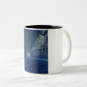 夕暮れ（夜景）(夕べシーン) ツートーンマグカップ (正面右)