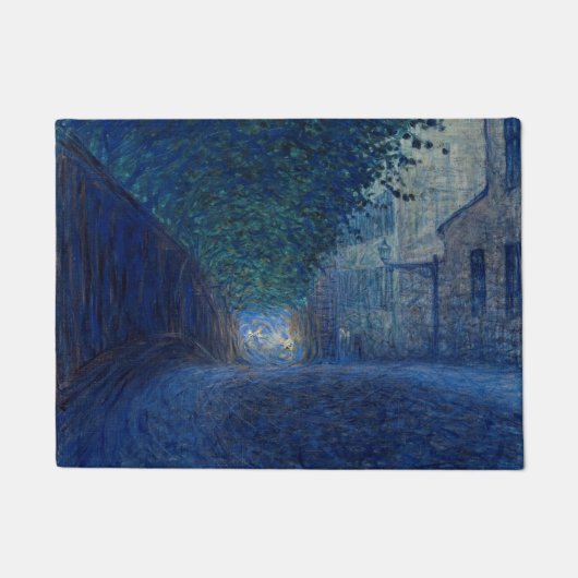 夕暮れ（夜景）(夕べシーン) ドアマット (正面)