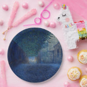 夕暮れ（夜景）(夕べシーン) ペーパープレート (パーティー)