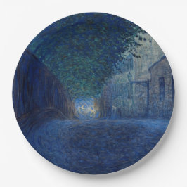 夕暮れ（夜景）(夕べシーン) ペーパープレート