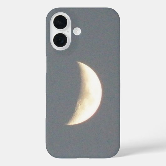 夕暮れiPhoneケースで美しい三日月 Case-Mate iPhoneケース (裏面)