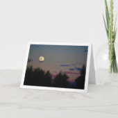 夕月の風景 カード (正面)