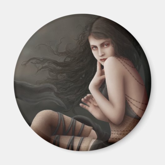 夕焼けで浮気 マグネット (正面)