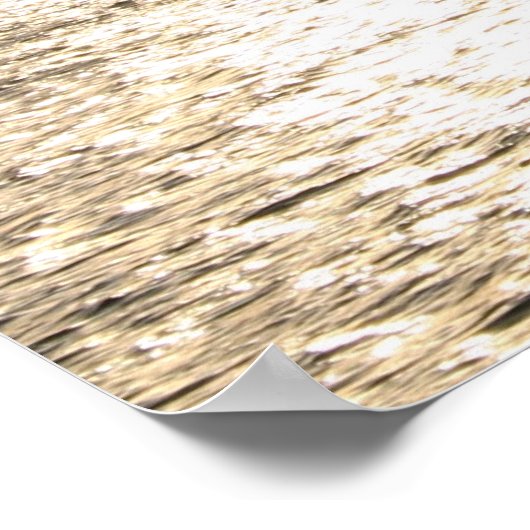 夕焼けに入る ポスター (角)