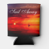 夕焼けに入る 缶クーラー (正面)