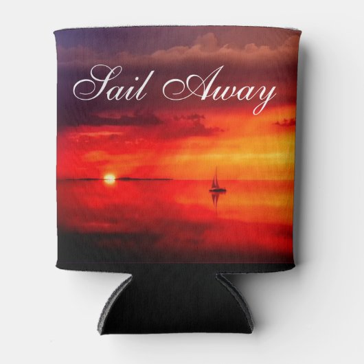 夕焼けに入る 缶クーラー (正面)