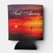 夕焼けに入る 缶クーラー (裏面)