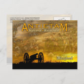夕焼けのカノン砲、アンティータム国立戦場 ポストカード (正面/裏面)
