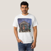 夕焼けのカバードブリッジ Tシャツ (正面フル)