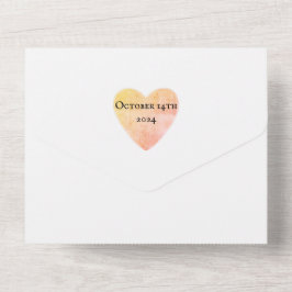 夕焼けのカマキリ オールインワン招待状