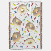 夕焼けのドーナツと散水 スローブランケット (正面縦)