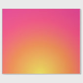 夕焼けのピンクと黄色の包み紙 ラッピングペーパー (フラット)