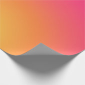 夕焼けのピンクと黄色の包み紙 ラッピングペーパー (角)