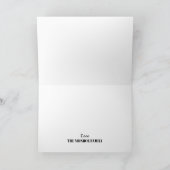 夕焼けのピンクのサクラの花、ハッピーイースター カード (内部)