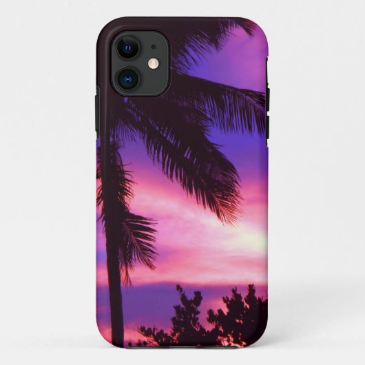 夕焼けのヤシの木 Case-Mate iPhoneケース (裏面)