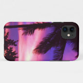 夕焼けのヤシの木 Case-Mate iPhoneケース (裏面(横))