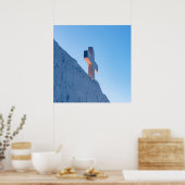 夕焼けの十字架 ポスター (キッチン)