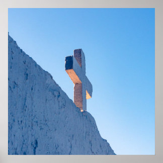 夕焼けの十字架 ポスター