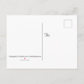 夕焼けの夢を見るビーチはがき 案内ポストカード (裏面)