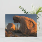 夕焼けの岩層 サンキューカード (スタンド正面)